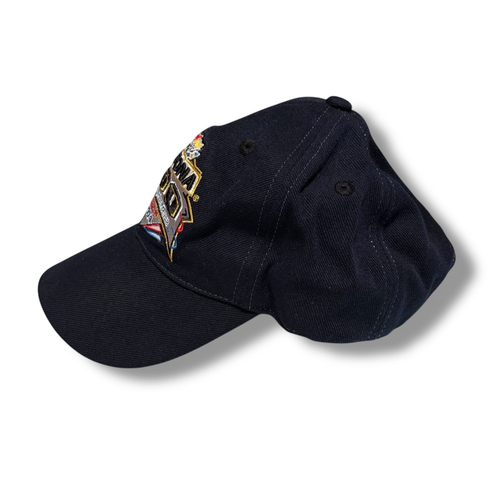 Vintage 2004 Daytona 500 Champion Hat Adjustable Strap Navy Yellow‎ - Picture 4 of 6